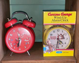Cat In The Hat & Curious George Alarm Clocks