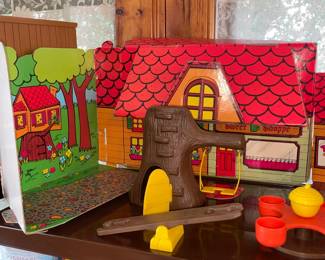 Vintage Gnome Family Village & Play Set By Empire