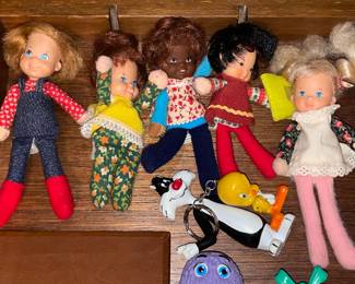Vintage Honey Hill Bunch Plush Dolls