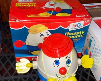 Vintage Humpty Dumpty By Fisher Price W/ Box