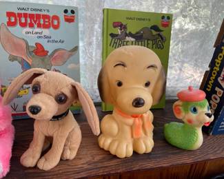 Taco Bell Plush Dog Bobblehead & Rubber Squeak Toys