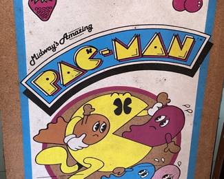 Vintage Pac-Man Cork Board