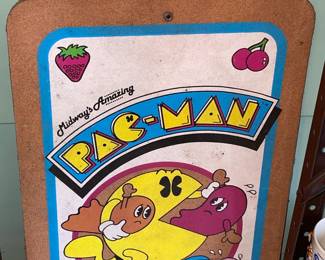 Vintage Pac-Man Cork Board