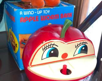 Apple Worm Bank W/ Box