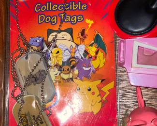 Pokemon Collectible Dog Tags (In Package!)