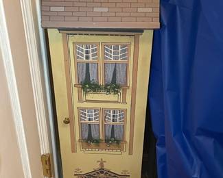Painted House Media Cabinet