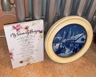 Collector's Plate W/ Frame