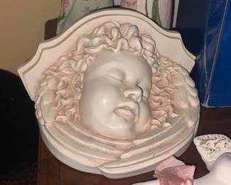Angel Sculpted Wall Shelf