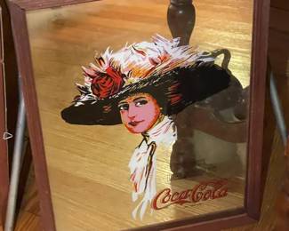 Vintage Coca-Cola Bar Mirror