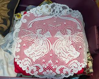 Christmas Angel Lace Decor