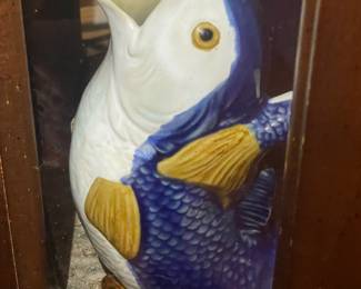 Fish Pottery Pitcher