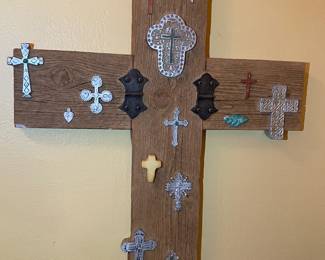 Hanging Wooden Cross
