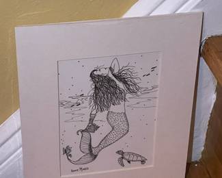 Mermaid Print Artwork