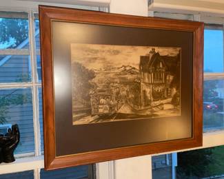 Framed San Francisco Artwork