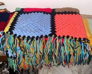 Vintage "Granny Square" Blanket