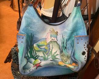 Hand Painted Anuschka Handbag