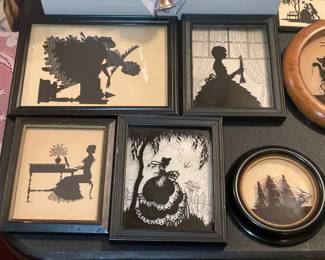 Vintage Mini Framed Silhouettes