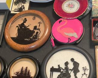 Vintage Mini Framed Silhouettes