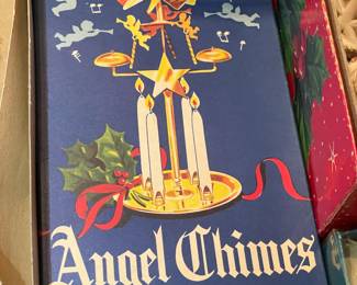 Vintage Christmas Angel Chimes