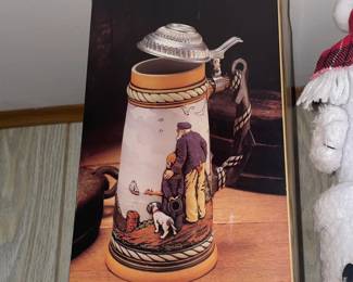 Norman Rockwell Beer Stein