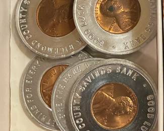Vintage Good Luck Pennies