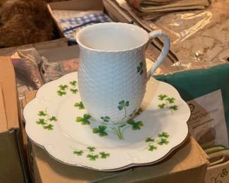 Shamrock Cup & Plate Set