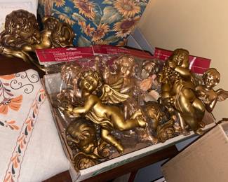 Gold Angel Figurines