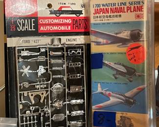 SEALED Vintage Aurora 1/25 Scale Part Kits