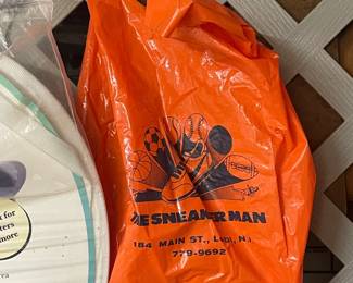 Vintage Sneaker Store Advertising Bag