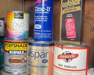 Assorted Paint, Stain, Etc.