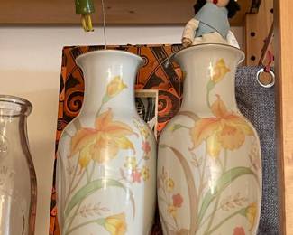 Asian Vase Set