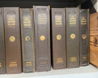 Early National Geographic Magazines W/ Binders
