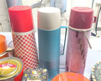 Vintage Aladdin & Thermos Containers