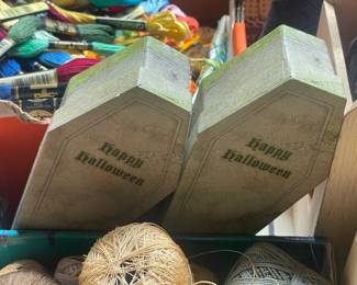 Halloween Coffin Containers