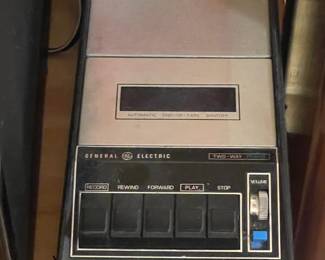 Vintage General Electric Cassette Tape Player