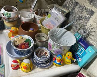 Planters & Rubber Duckies