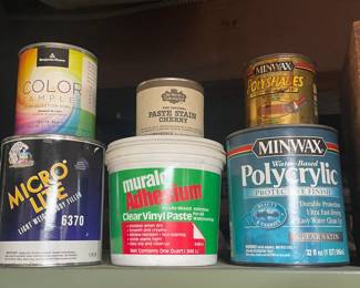 Assorted Paint, Stain, Etc.