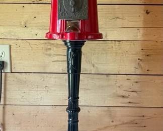 Carousel Gumball Machine On Pedestal Stand