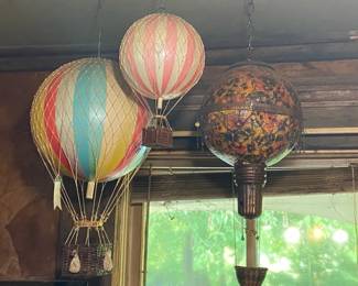 Hanging Hot Air Balloon Decor