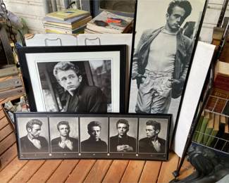Framed James Dean Posters