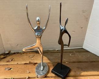 Two Dancing Women Figures