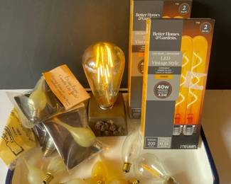 Edison Style Light  Bulbs Candle Glow Bulbs Hand Dipped Rubber Coating
