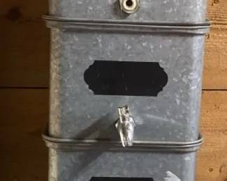 Tin Beverage Dispensers Or Containers
