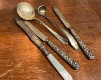 Sterling Silver And Silver Plated Utensils