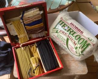 Hobbs Heirloom Premium Batting with Box of Embroidered Trim