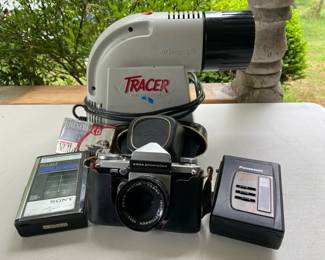 Edixa Camera  Artograph Tracer w Sony  Panosonic Walkman