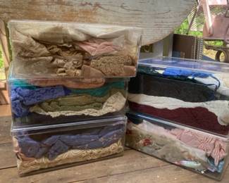 Lace Fabric Doilies Dresses And Curtain Scraps