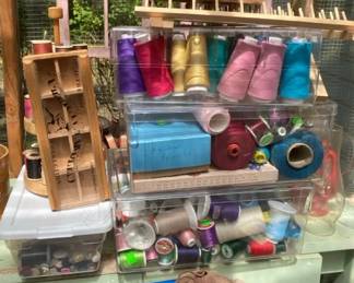 Sewing Thread Buttons And Supplies