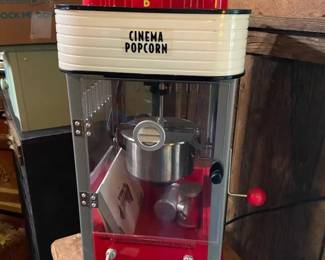 Old School Style Popcorn Machine