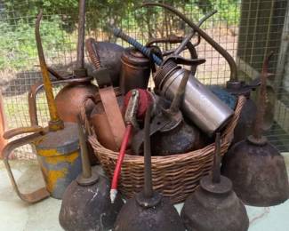 Antique Gas And Oil Cans